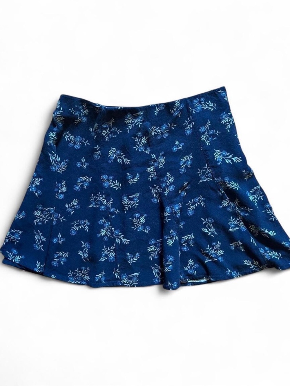 American Eagle Blue Floral Skirt